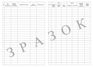 Журнал обліку інфекційних захворювань
